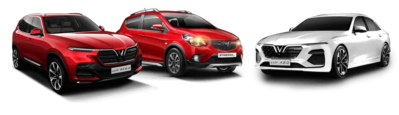 Banner xe VinFast Lux SA2.0, VInFast Fadil và VInFast Lux A2.0