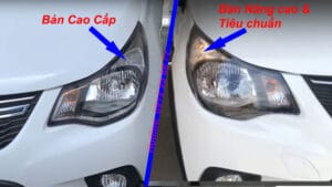 Sự khác nhau giữa đèn xe VinFast Fadil các phiên bản