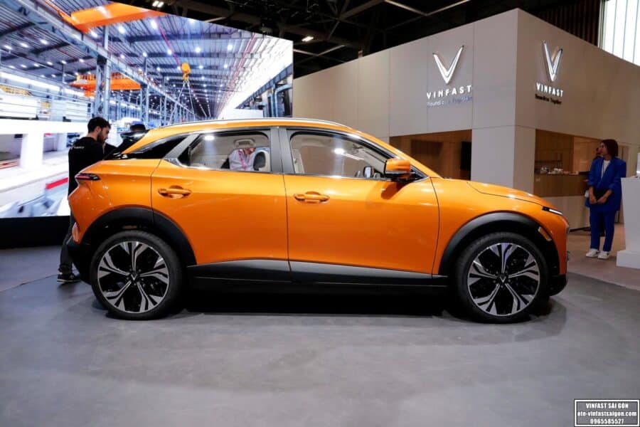 phần thân xe của xe điện vinfast vf6