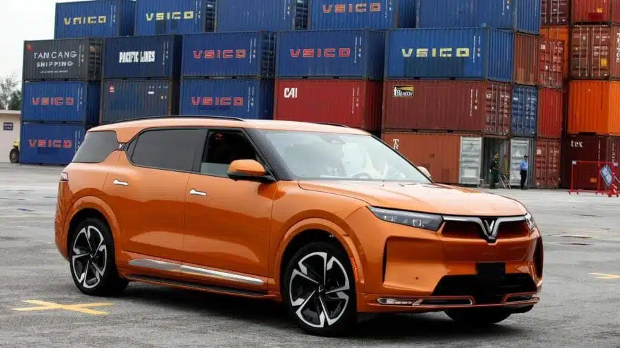 vinfast vf9 màu cam