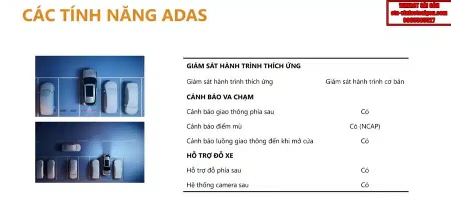 hệ thống hỗ trợ lái adas thông minh trên xe vinfast vf5 plus