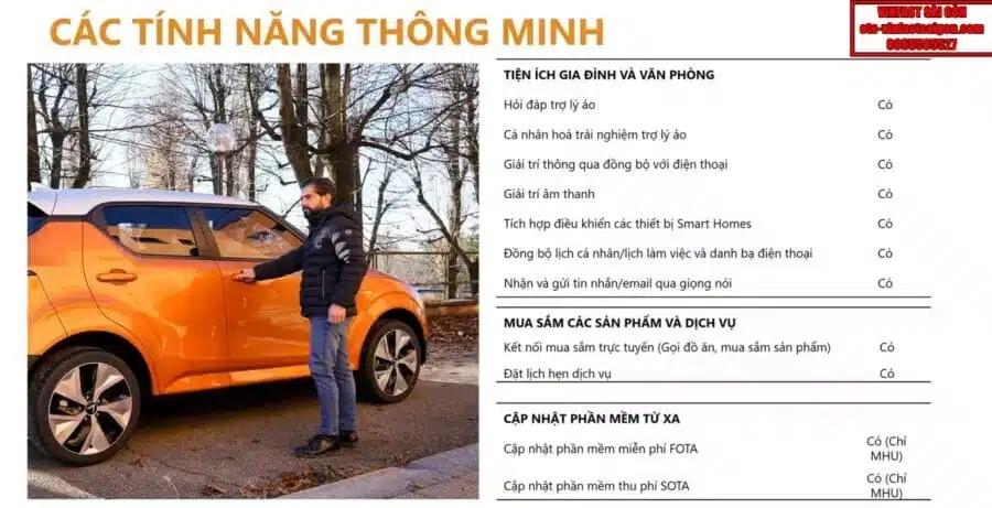 tính năng thông minh smart service trên vinfast vf5 plus
