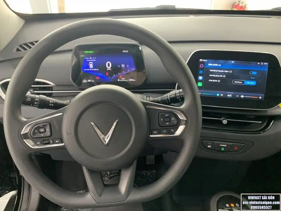 nội thất hàng ghế trước của xe Vinfast VF5 Plus