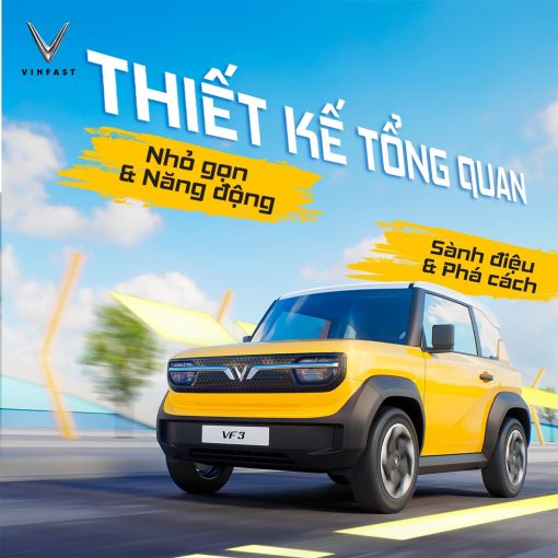 thiết kế tổng quan của vinfast vf3