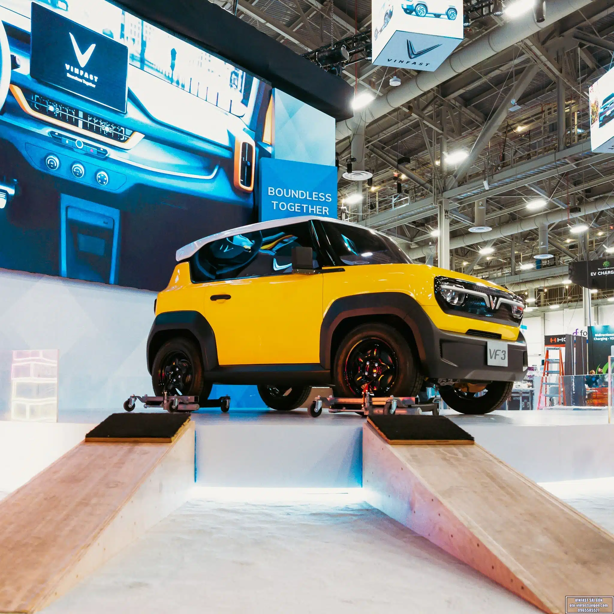 xe vinfast vf3 màu vàng