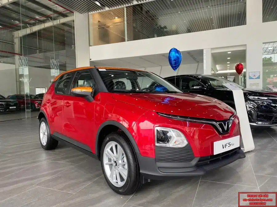 xe vinfast vf5 màu đỏ