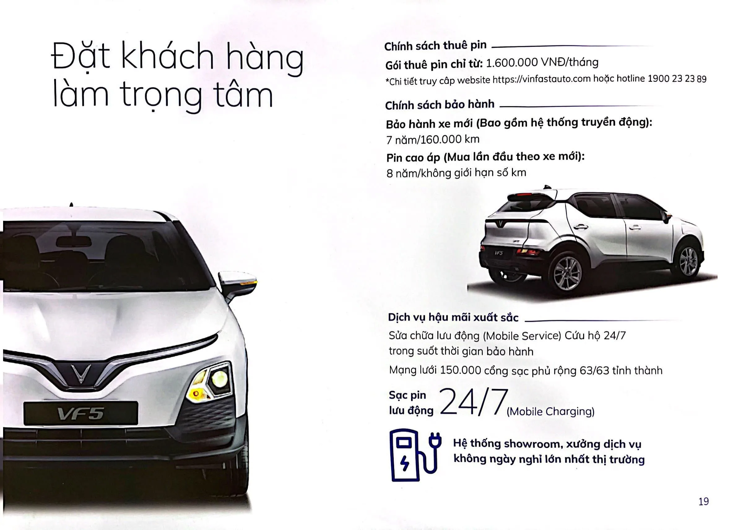 Các dịch vụ hậu mãi và hỗ trợ sau khi mua xe