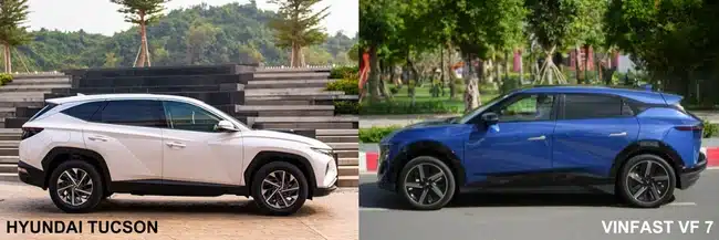 So sánh Vinfast VF7 và Hyundai Tucson - 24 - VinFast Sài Gòn