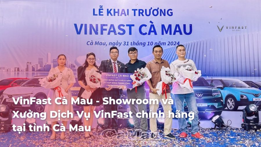 VinFast Cà Mau - Showroom và Xưởng Dịch Vụ VinFast Cà Mau chính hãng tại tỉnh Cà Mau - VinFast Sài Gòn