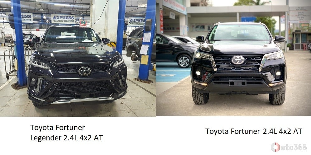 Sự khác biệt về thiết kế ngoại thất của VinFast VF8 và Toyota Fortuner