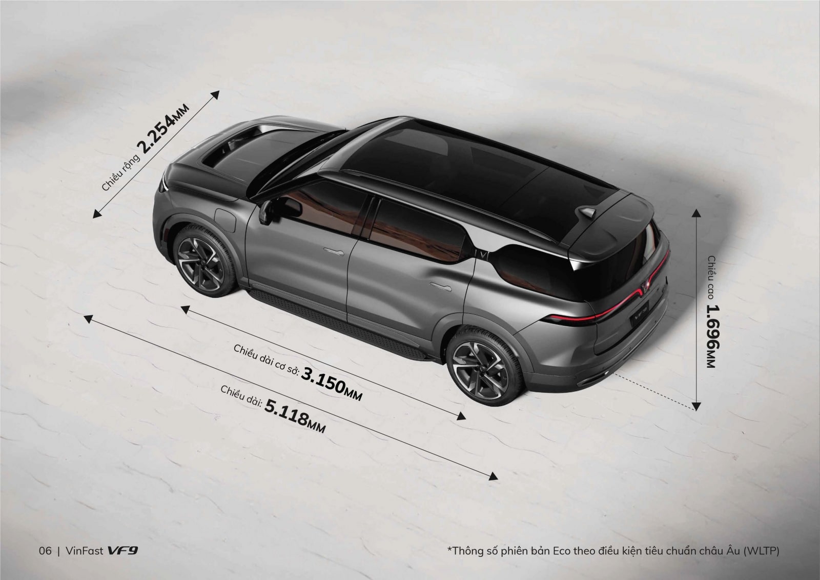 Kích thước và thiết kế của VinFast VF9 BMW iX so sánh