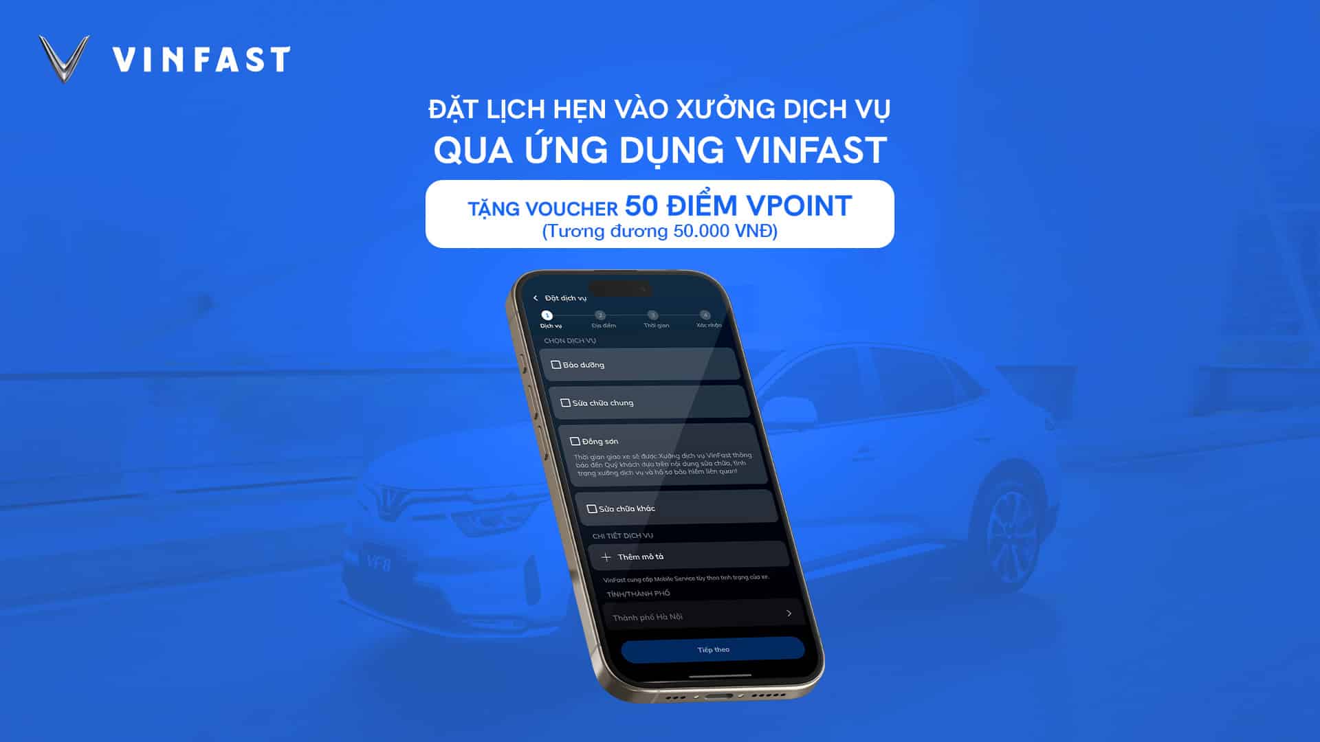 Dịch Vụ Bảo Hành, Bảo Dưỡng và Sửa Chữa Chính Hãng của VinFast Cộng Hòa - Showroom và Xưởng Dịch Vụ được Ủy Quyền Chính Hãng Thành Phố Hồ Chí Minh