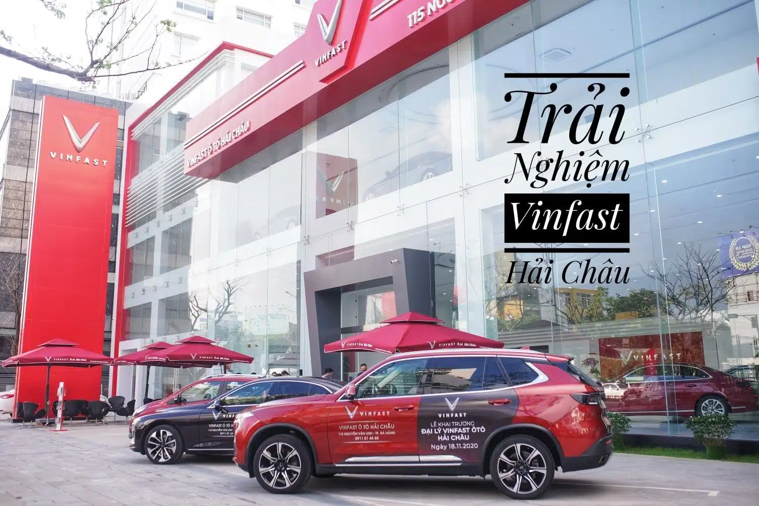 Xưởng dịch vụ tại VinFast Đà Nẵng - Đại lý thế hệ mới Nẵng. Địa chỉ : 115 Nguyễn Văn Linh