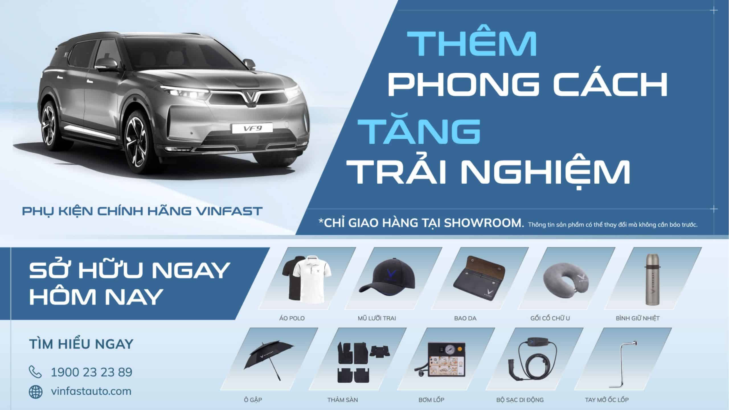 Phụ tùng, phụ kiện xe VinFast chính hãng tại VinFast Quảng Nam - Đại lý Năng Lượng Xanh