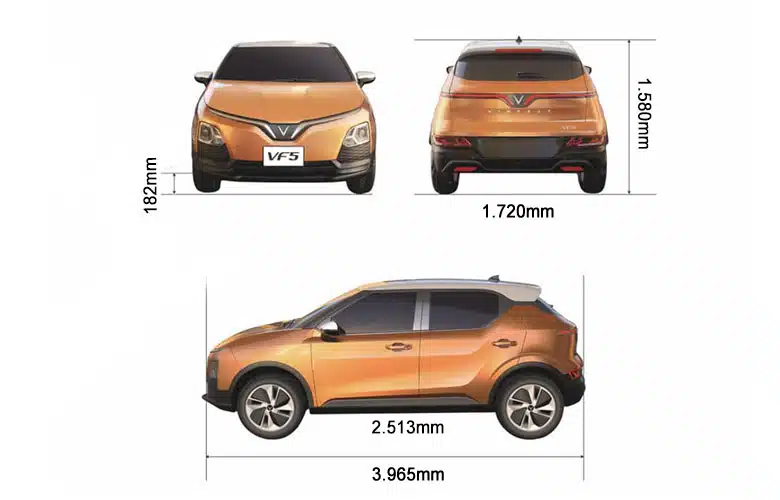 Tư vấn lựa chọn VF5: Chiều dài xe phù hợp với nhu cầu sử dụng nào?