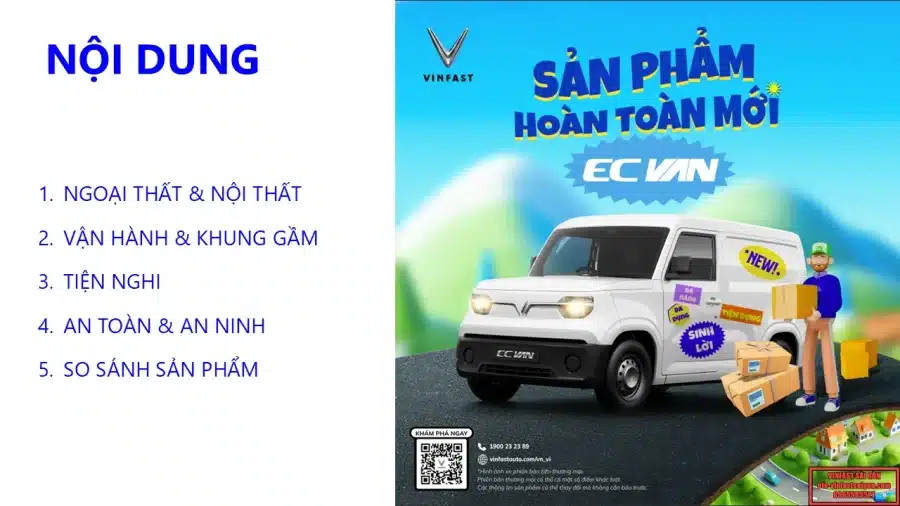 Giá Xe Vinfast EC Van 2025 - Xe Van Điện Chở Hàng Cỡ Nhỏ: Cập Nhật Bảng Giá Xe, Chương Trình Khuyến Mãi, Thông Số Kỹ Thuật & Các Thông Tin Chính Hãng Mới Nhất - 49 - VinFast Sài Gòn