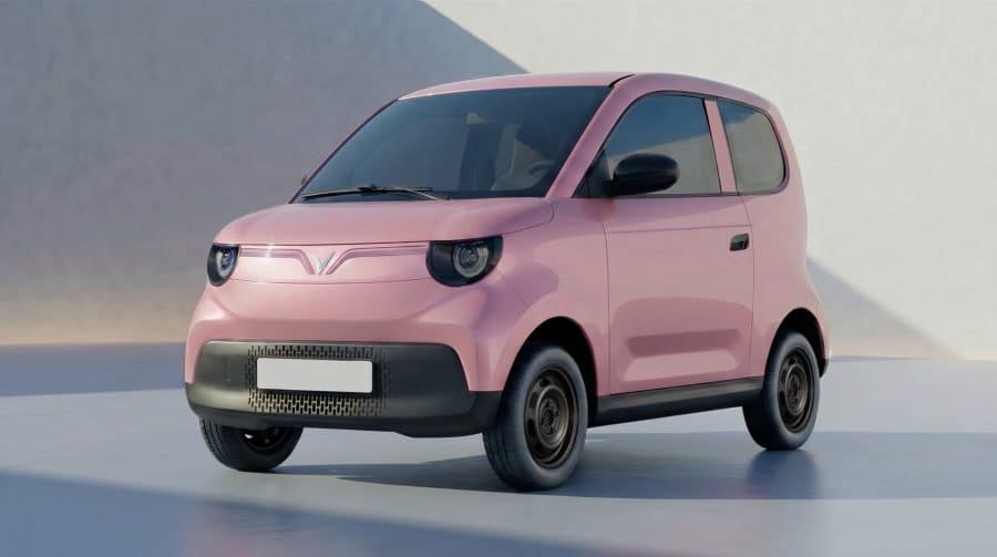 Xe VinFast VF2 màu hồng - Dòng xe điện mini phái đẹp
